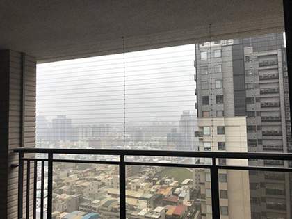 新竹陳公館-陽台安裝隱形鐵窗 